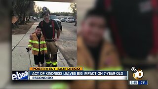 Small act of kindness leaves big impact on 7-year-old