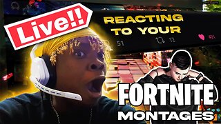 🔴 LIVE 🔴 Reacting to MONTAGEs | Steps in Desc. | Vybing