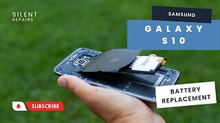 Samsung Galaxy S10 | Battery replacement | Repair video