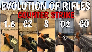Evolution of Rifles in Counter-Strike Games