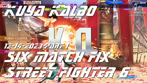 Kuya Kalbo Six Match Fix with Chun Li on Street Fighter 6 as Puyat 12-14-2023 Part 1.