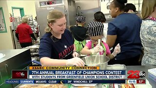 Greenfield Union School District holds annual Breakfast of Champions cooking contest