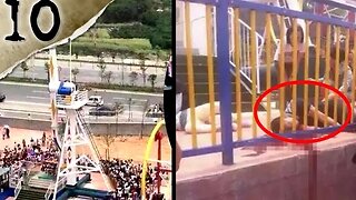 10 FREAKIEST Amusement Park Accidents | TWISTED TENS #10