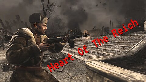 Disabled guy and his brother play the mission Heart Of The Reich Call Of Duty World At War Part 12