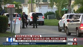 Fort Myers 8-year-old girl found safe