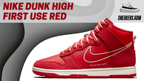 Nike Dunk High First Use Red - DH0960-600 - @SneakersADM