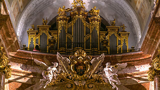 Виена, църквата Свети Карл, интериор - галерия в 4К
