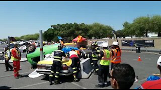 SOUTH AFRICA - Cape Town - World Vehicle Extrication competition (cell phone images &