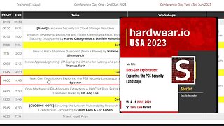 SpecterDev speaking on PS5 hardware at hardwear.io