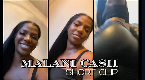 Malani Cash Twerking in leather pants [Short Clip]