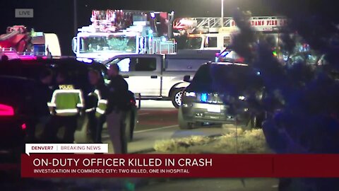 Commerce City officer killed in head-on collision on Highway 2 Friday evening, CSP says