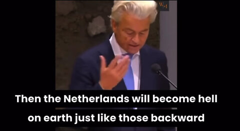 GEERT WILDERS' WARNING TO NETHERLAND AND THE REST OF EUROPE