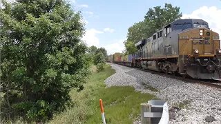 CSX I135 Intermodal Train from Creston, Ohio July 30, 2023