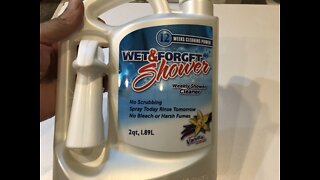 Wet & Forget Shower Cleaner Weekly Application No Scrubbing, Bleach Free Formula 64 OZ. Ready to Use