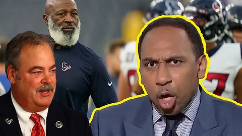 Stephen A Smith BLASTED the Houston Texans! Tells Black Coaches to NOT apply for the Head Coach job!