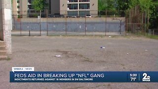 Feds aid in breaking up 'NFL' gang in Southwest Baltimore