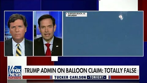 Rubio on Tucker: "We are now engaged…in a full scale geopolitical competition with the Chinese."
