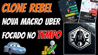 VALOR POR HORA E KM | Macro para Uber e 99 Pop com Foco no TEMPO