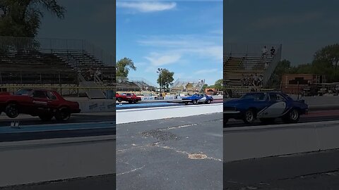 Mustang wheelies & Camaro gets win in the classic duel