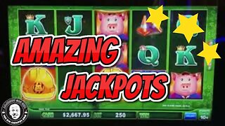 AMAZING HUFF N PUFF JACKPOTS 🐷 $100 High Limit Spins