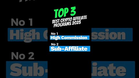 👉👉Top 3 Best Crypto Affiliate Programs 2023 👿 Why Bybit, BingX but not BINANCE or CRYPTO.COM!!! 👿P1