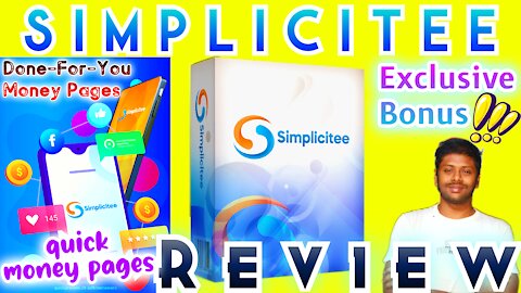 Simplicitee Review with inside view 🔴 Done-for-you Money Pages 🔥 Simplicitee with 6 Awesome Bonuses