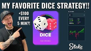 BEST DICE STRATEGY ON STAKE USING $500! FAST PROFIT!!