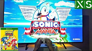 SONIC MANIA no Xbox Series S [4k HDR Tv] 60FPS