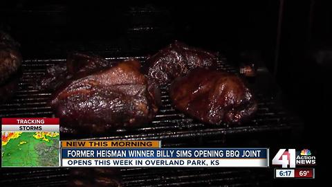 Former Heisman winner Billy Sims opens barbecue joint