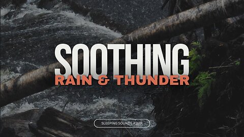 🔴 2Hr Experience Of Heavy Rain & Thunder for Relaxation Sleep & Calmness 🌙 💤