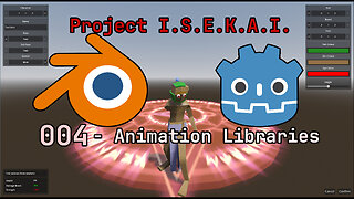 [Godot 4 Devlog] Project ISEKAI - 004: Animation Libraries From Mixamo To Blender To Godot