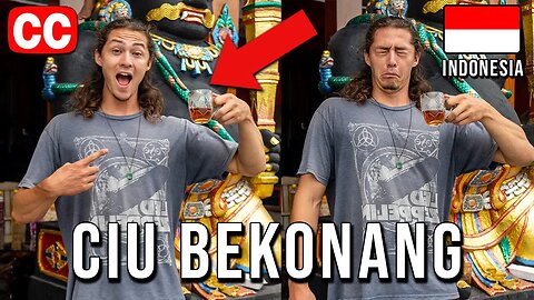 AMERICANS try INDONESIAN ALCOHOL | CIU BEKONANG | Central Java