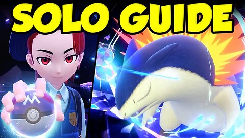 HOW TO BEAT TYPHLOSION SOLO! Typhlosion Tera Raid Guide | Pokemon Scarlet & Violet 7 Star Raid Guide