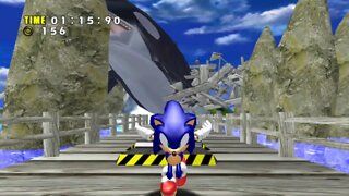 Sonic Adventure DX after story level grinding