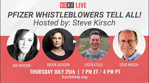 VSRF Live #136: Pfizer Whistleblowers Tell All