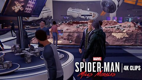 Young Miles Morales Runs Into Young Peter Parker | Spider-Man: Miles Morales 4K Clips