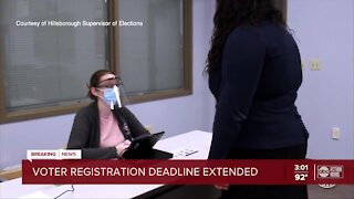 Florida voter registration deadline extended to 7 p.m. Tuesday