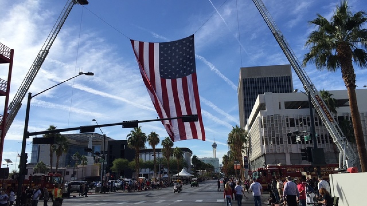 2019 Veterans Day Parade in downtown Las Vegas