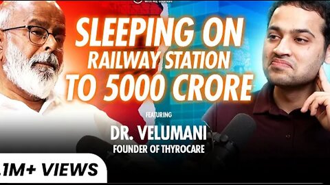 DrVelumani on Bulilding ₹5000 crores Business , poverty risk and success