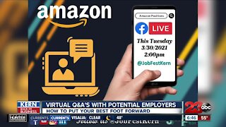 KERN BACK IN BUSINESS: Virtual Q&A's with potential employers