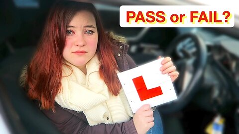 Jamie's DRIVING TEST day is finally here! 🚙 Will she PASS or FAIL?