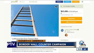 Counter GoFundMe wants to buy 'ladders to get over Trump's wall'