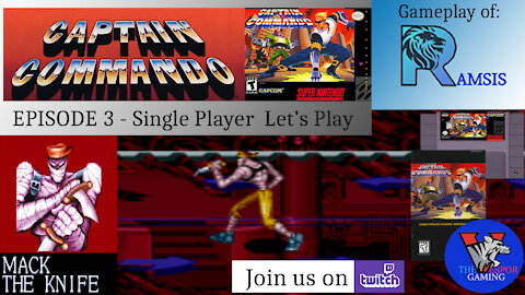 Solo SNES Let's Play | Captain Commando (SNES) - Full Playthrough as Mack the Knife |
