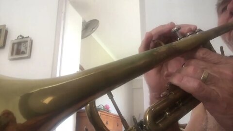 Tis So Sweet with live trumpet valve view.