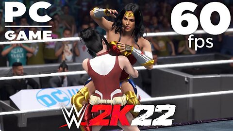 WWE 2K22 | WONDER WOMAN V MOMO YAOYOROZU! | Requested Bearhug Iron Woman Match [60 FPS PC]