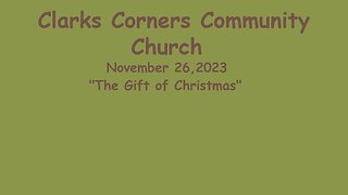 11/26/2023 The Gift of Christmas