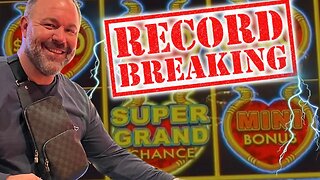 UNREAL!! MASSIVE SUPER GRAND CHANCE JACKPOT on $150 A SPIN!