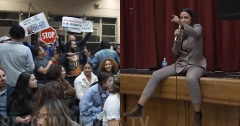 AOC Confronted With Constituents’ Chants of ‘AOC Has Got to Go’ at Raucous Town Hall