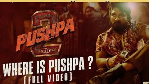 Where is Pushpa? | Pushpa 2- The Rule🔥| Hindi | Allu Arjun | Sukumar | Rashmika | Fahadh Faasil