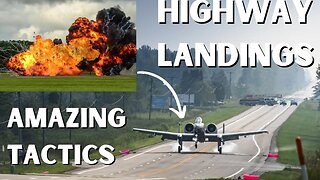 Why the US Military Uses Highways for Aircraft Landings: A Must-See for Military Video Lovers